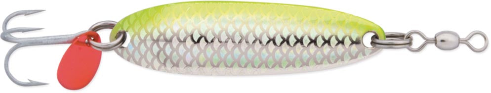 Versatile Fishing Spoon Lure with Treble Hook - 1/2 oz