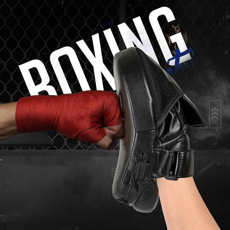 Boxing Punching Mitts - Durable Training Pads for Men | Ideal for Kickboxing & Martial Arts