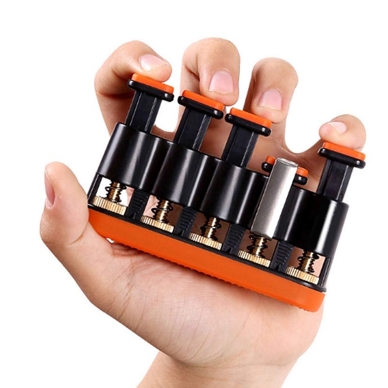 DILIMI Finger Strengthener, Guitar Beginner Exercier,Finger Trainer, Hand Grip Strength Trainer for Athletes,Musicians