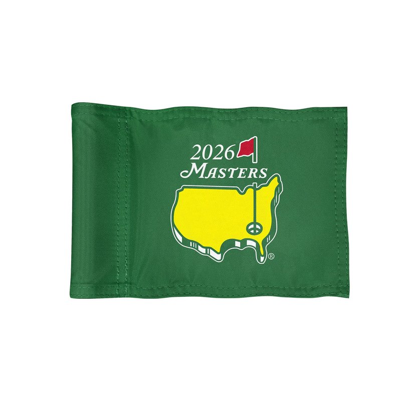 CoGolfing 2025 Grand Slam Golf Flag Mini, 8x6 Inch, Double-Sided Silk-Screened, Fade-Resistant 420D Nylon, Ideal for Backyard Practice Putting Green, 4-Pack