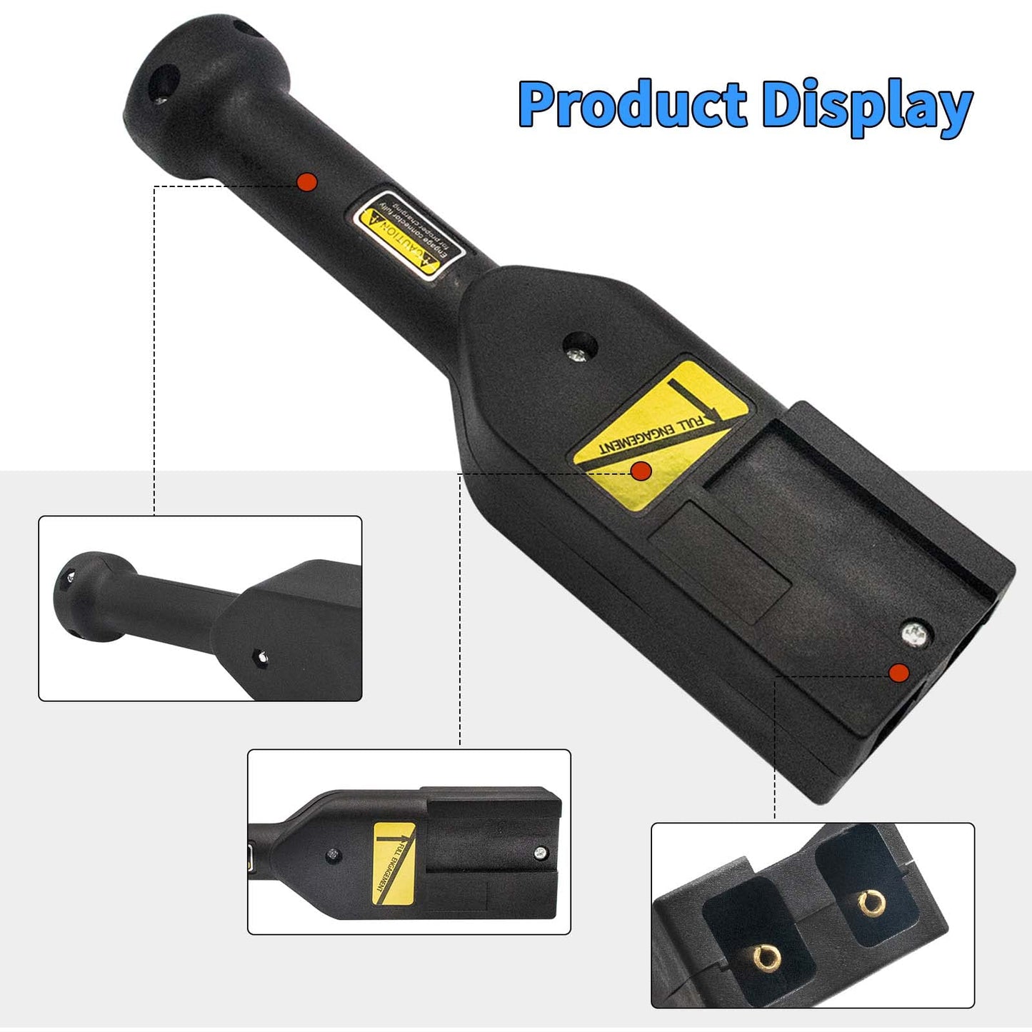 Panglong EZGO 48V Powerwise Charger Plug Dc Rectangular Style Plug Handle for Golf Cart -73051G20