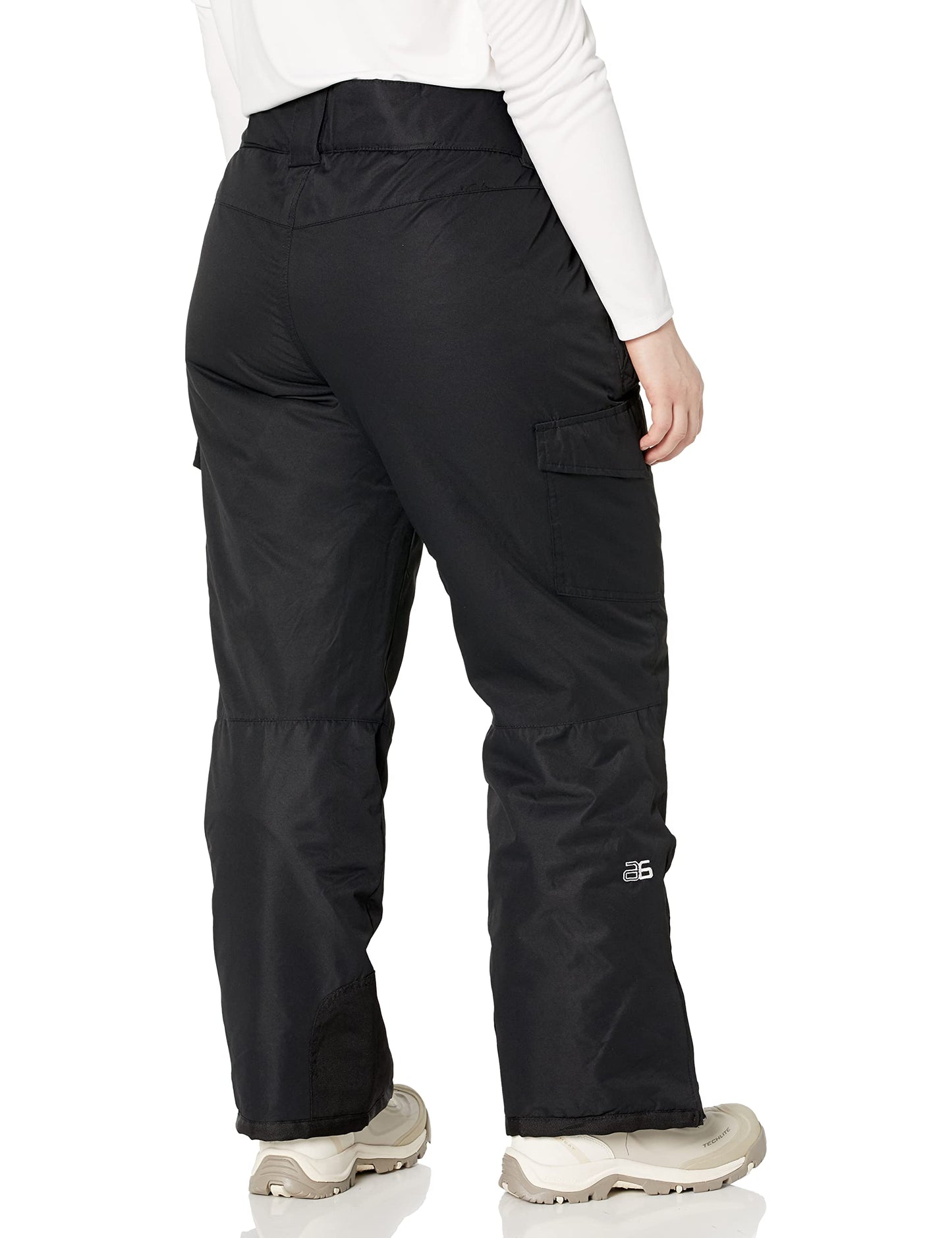 Arctix Women's Snow Sports Insulated Cargo Pants, Black, Medium
