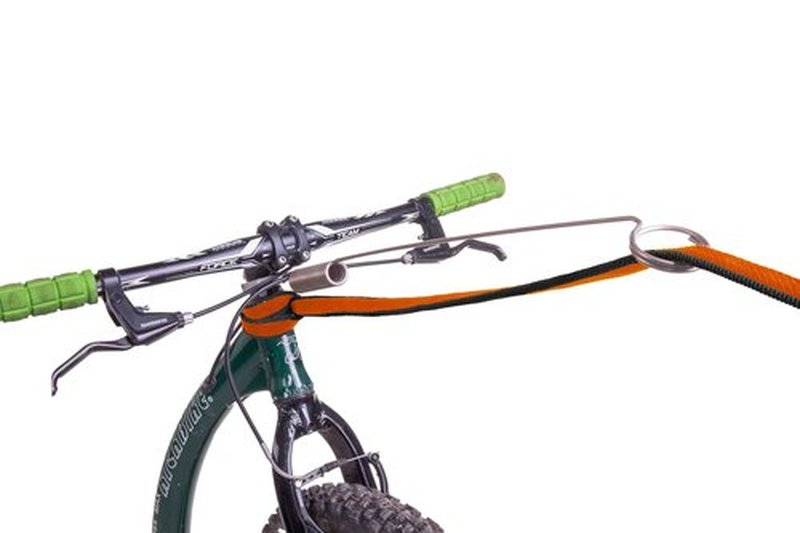 Non-stop dogwear Bike Antenna Dog Bike Attachment, Hands Free Bicycle Dog Exerciser for Safety, Bikejoring Equipment.