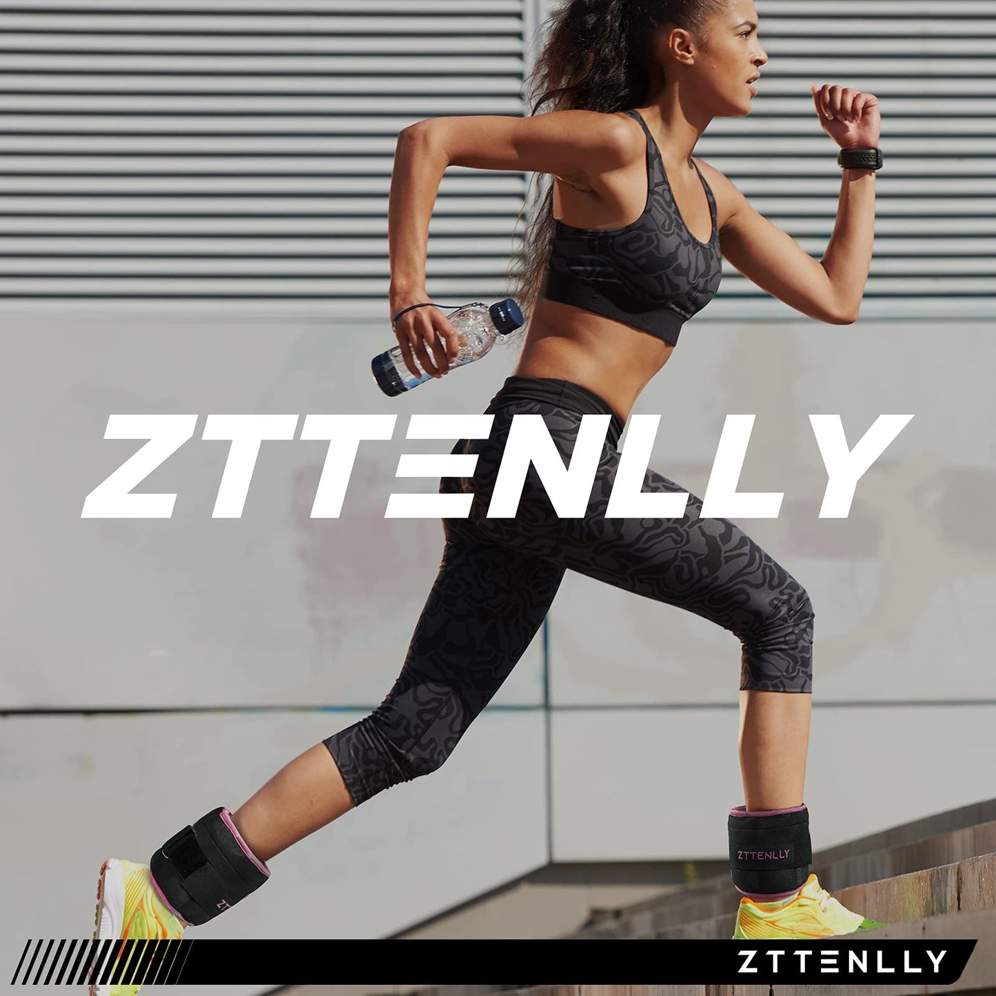 ZTTENLLY 5/10/15/18/20lbs Pair Adjustable Ankle Weights with Carry Bag Sets for Women Men Kids To Running, Walking, Fitness Training, Yoga,