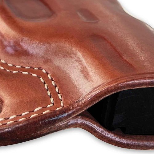 Premium The Ultimate Leather Pancake OWB Belt Holster Open Top Fits Taurus G3c 9mm Compact 3.20’’ BBL, Right Hand Draw, Brown Color #1565#