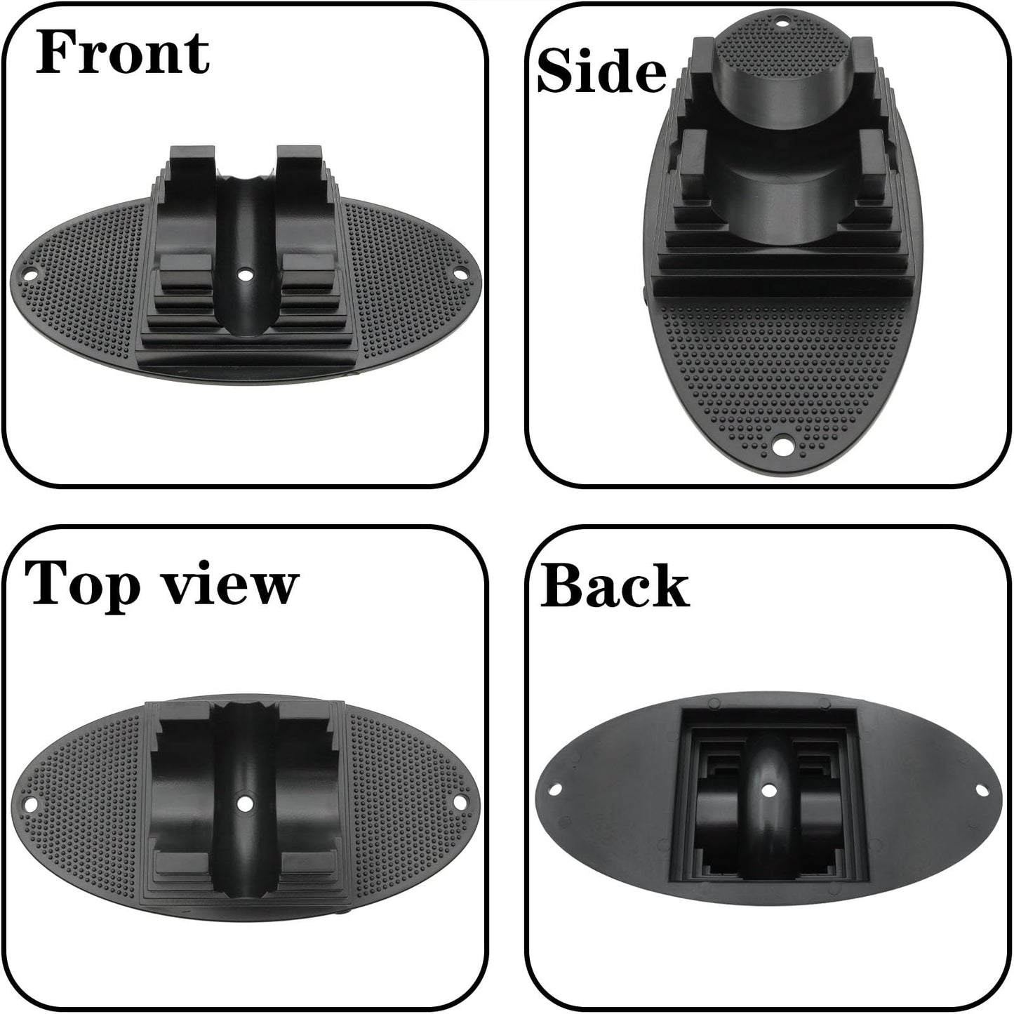 safycaby 2 PCS Scooter Stand Scooter Parking Rack Black Scooter Rack Holder Base for Children and Adults with Wheels from 95 mm to 120 mm