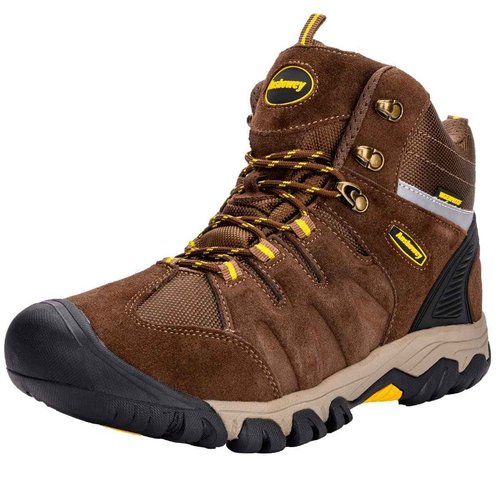 Ansbovey Hiking Boots Waterproof Men's Hiking Shoes Women's Outdoor Trekking Shoes A2215 Dark Brown 8US