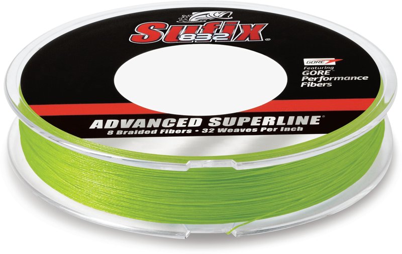 832 Braid 80 lb Neon Lime - 300 Yds