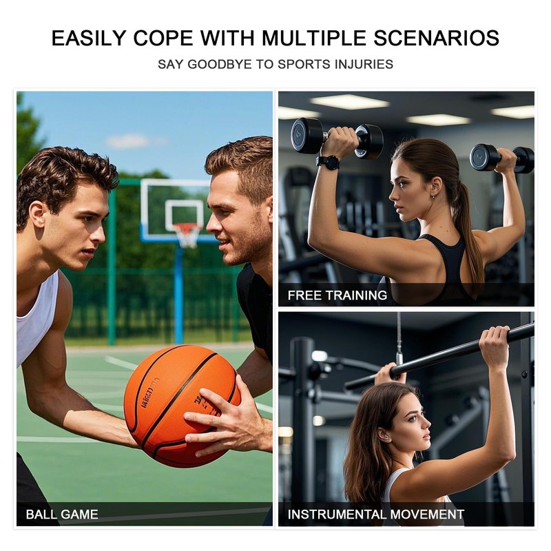 Ultra Thin Breathable Outdoor Compression Anti-Slip Elastic Sports Wrist Support Tendon Support Wrist Brace, Carpal Tunnel Brace,Gym Protection(Unisex) (Black) 1 Pcs/Pack