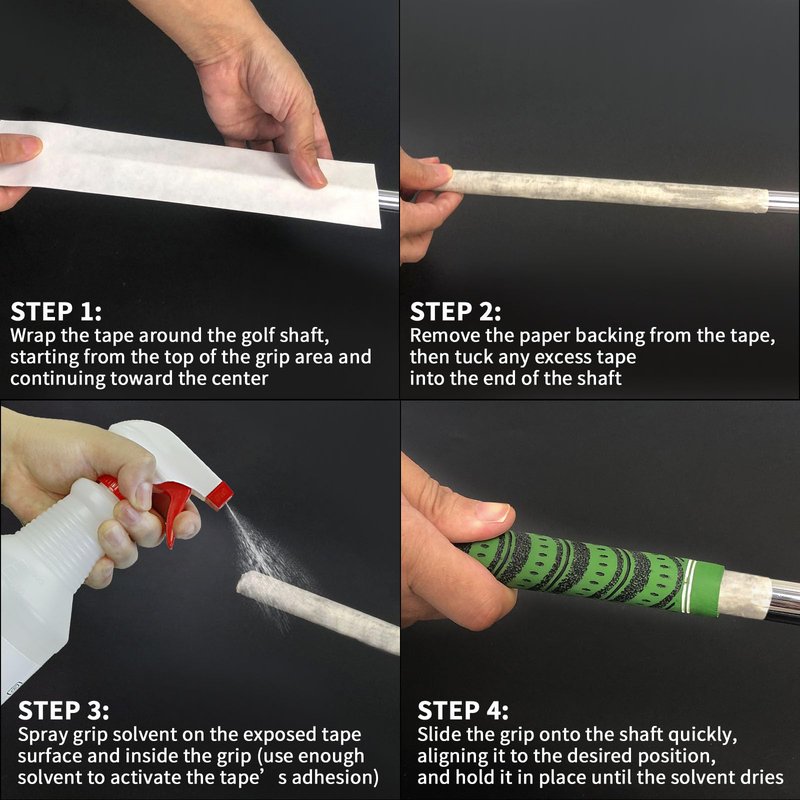 Crestgolf Professional Golf Grip Solvent 32 OZ Solvent Light &Mild Lemon Scent for Regripping Golf Clubs and Golf Grip Repair - Golf Grip Solution - Non-Toxic, Non-Flammable
