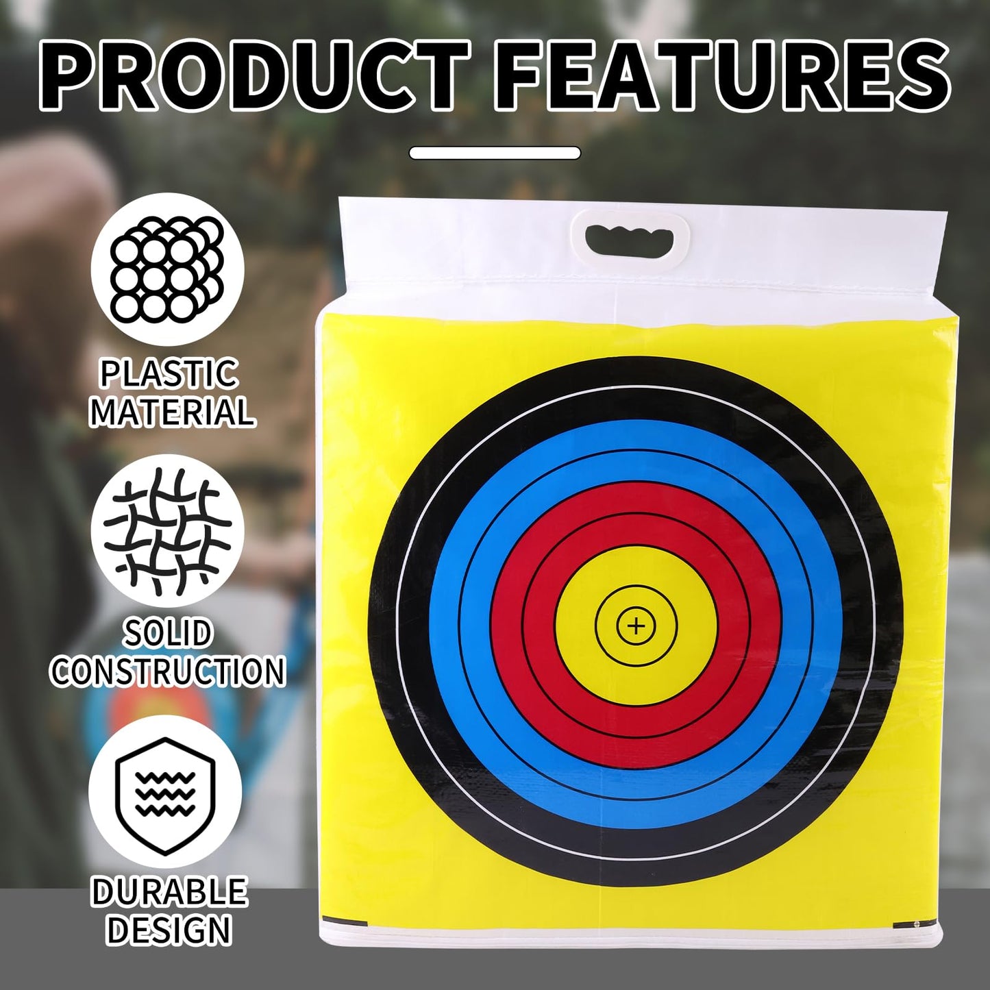 MOYJ Archery Target Replacement Cover Weatherproof Outdoor Range Field Point Backyard Shooting Practice Only Target Bag Cover