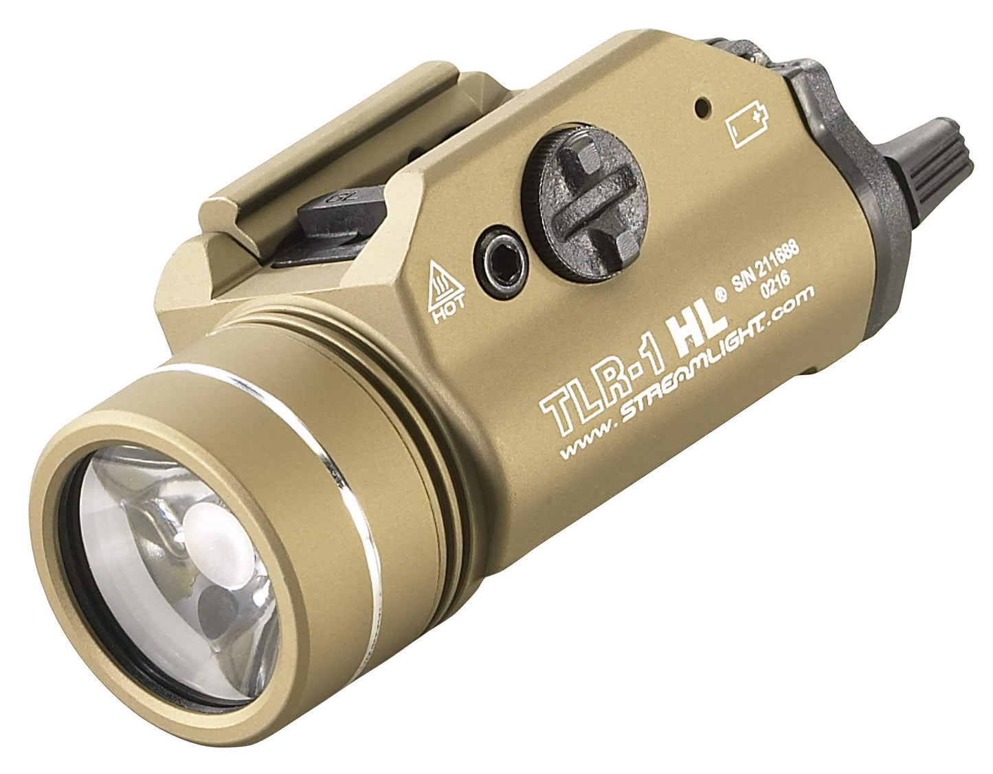 Streamlight 69888 TLR-1 HL 1000-Lumen Weapon Mounted Light with Long Gun Kit, includsesSafe Off Remote and Standard Switches, Remote Pressure Switch, Mounting Clips, Flat Dark Earth