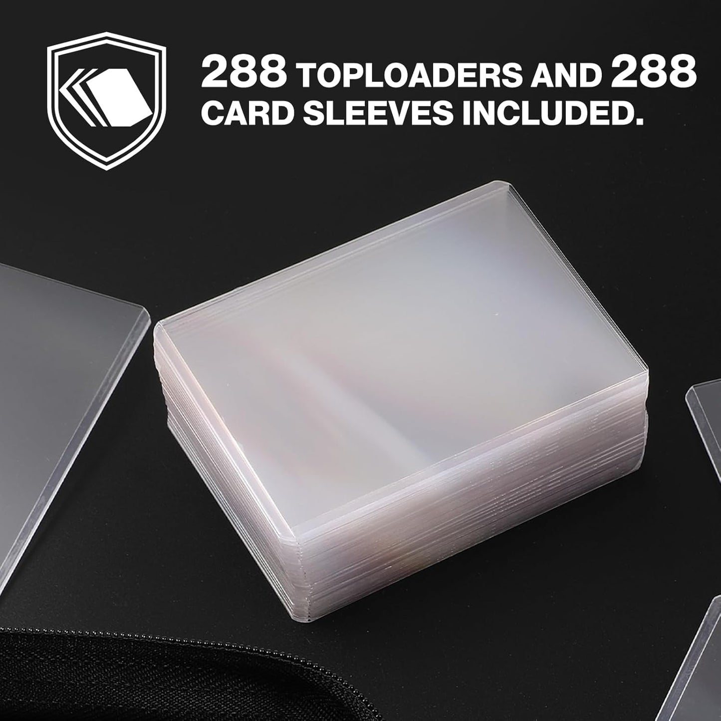 Top Loader Binder - Holds 288 Toploaders & Card Sleeves | 9-Pocket Design for TCG & Sports Cards