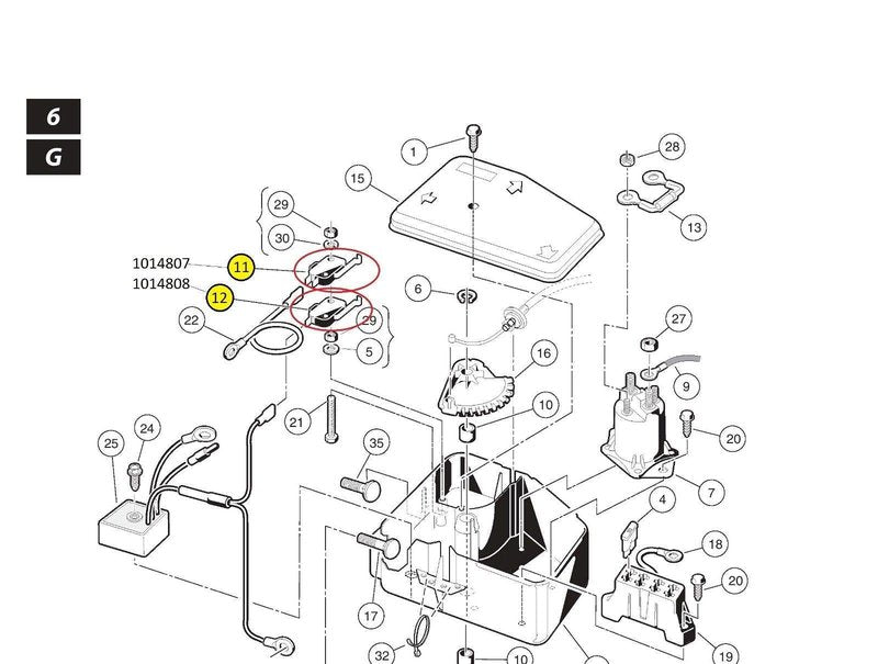 Dragon Ling LAN 6 Golf CART Micro Switch FIT Club CAR Golf CART Micro Switch 2 & 3 Prong #s 1014807 1014808 DS & Precedent