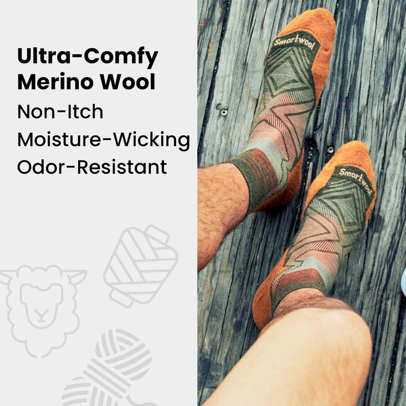 Smartwool Unisex Everyday Waffle Press Crew Socks Natural Medium