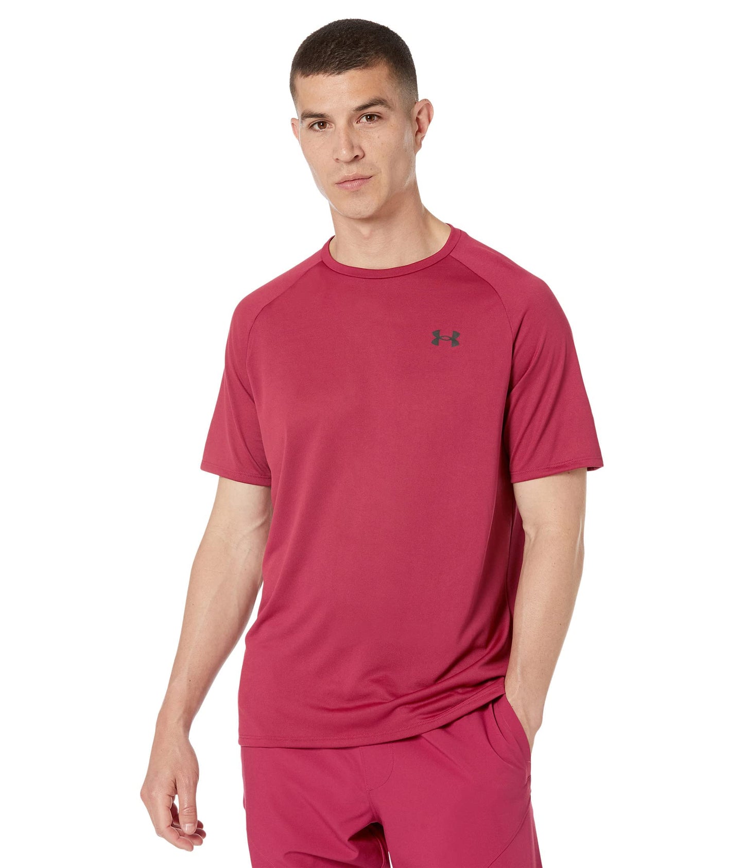 Under Armour Men's Tech 2.0 Short-Sleeve T-ShirtDISC, Black Rose (664)/Black, 4X-Large