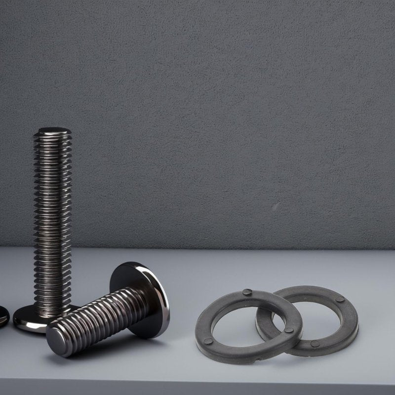 GOOHOCHY Dumbbell Bar Washer Rings 20Pcs Flat Rubber Gasket Washers for Barbell Accessories Gym Weightlifting Equipment Home Workout Stability Fastener Parts