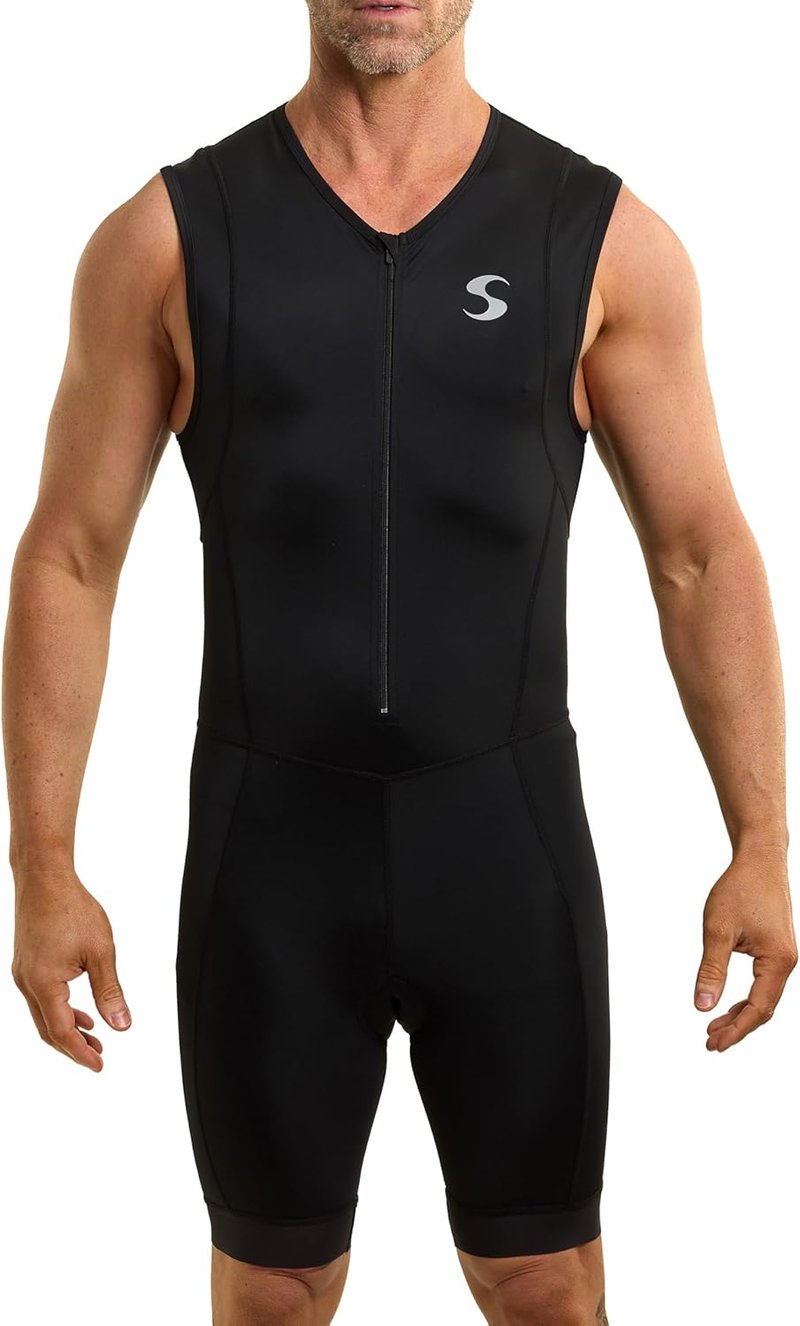 Men's Triathlon Tri Suit - Sleeveless Race Trisuit for Optimal Performance | Comfortable Fit