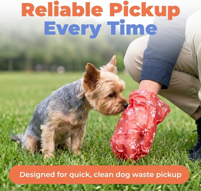Dog Poop Bags - Leak-Proof & Tear-Resistant Waste Cleanup | 150 Assorted Thick Plastic Bags for Outdoor Use