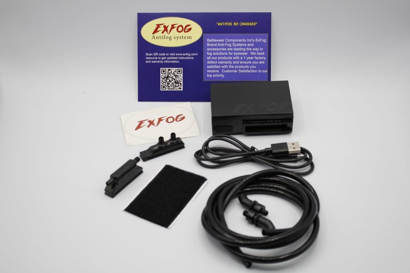ExFog XT Essential Anti Fog Kit (No Headband or T Band included) - Lightweight Anti Fog Unit for Airsoft, Paintball, Skiing Sports and Construction Goggles