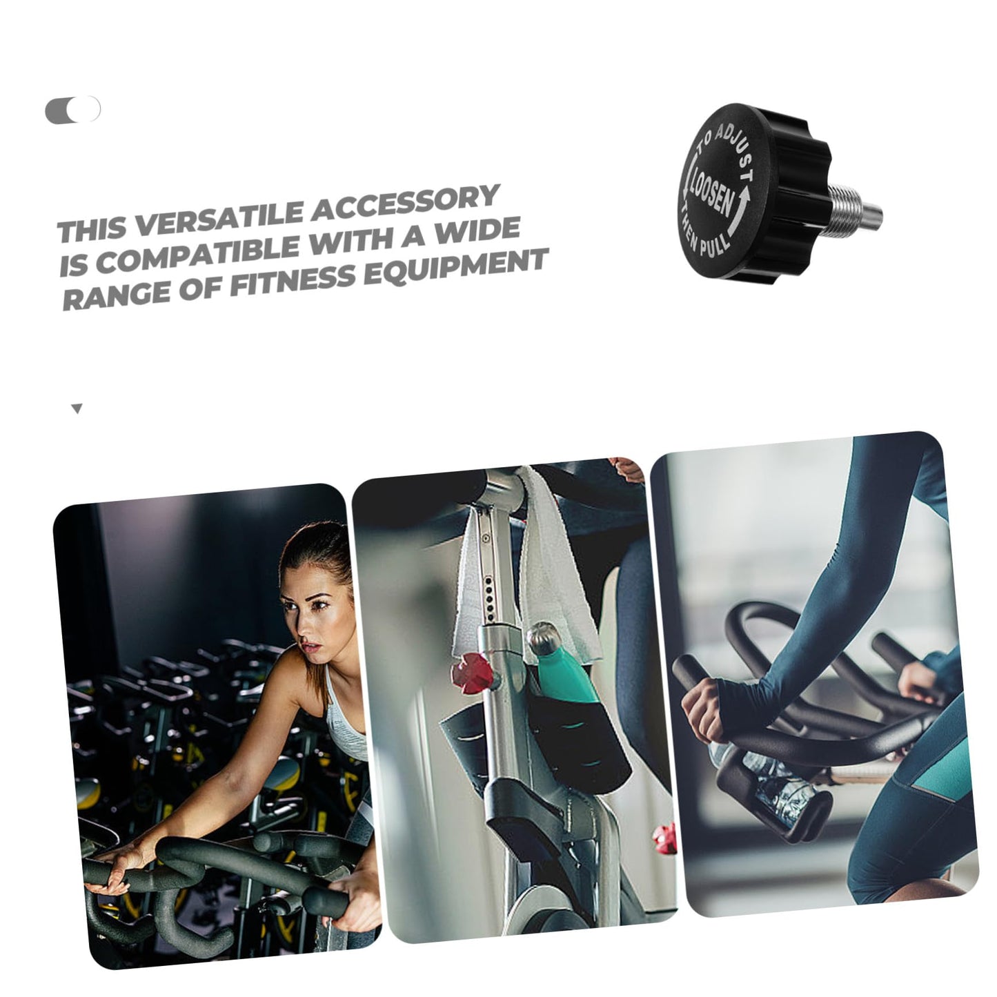 BESPORTBLE Fitness Pull Pin Knob for Exercise Equipment Rotating Replacement Part for Gym Machines Stylish Design Easy Installation for Versatile Use Compatible with Exercise Bikes Gymnastics Bars