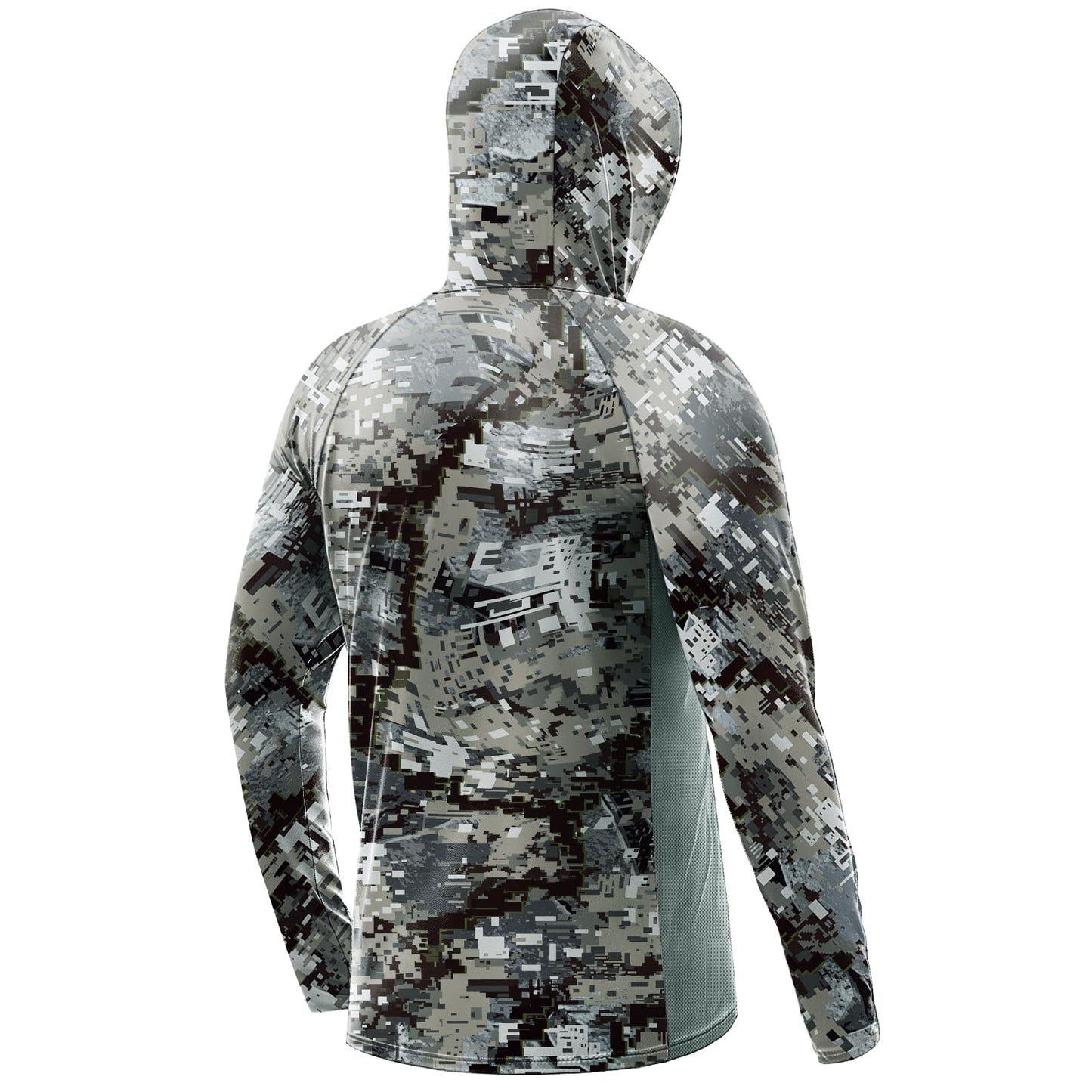 Palmyth Hunting Hoodie with Mask for Men Sun Protection Camo Fishing Shirts