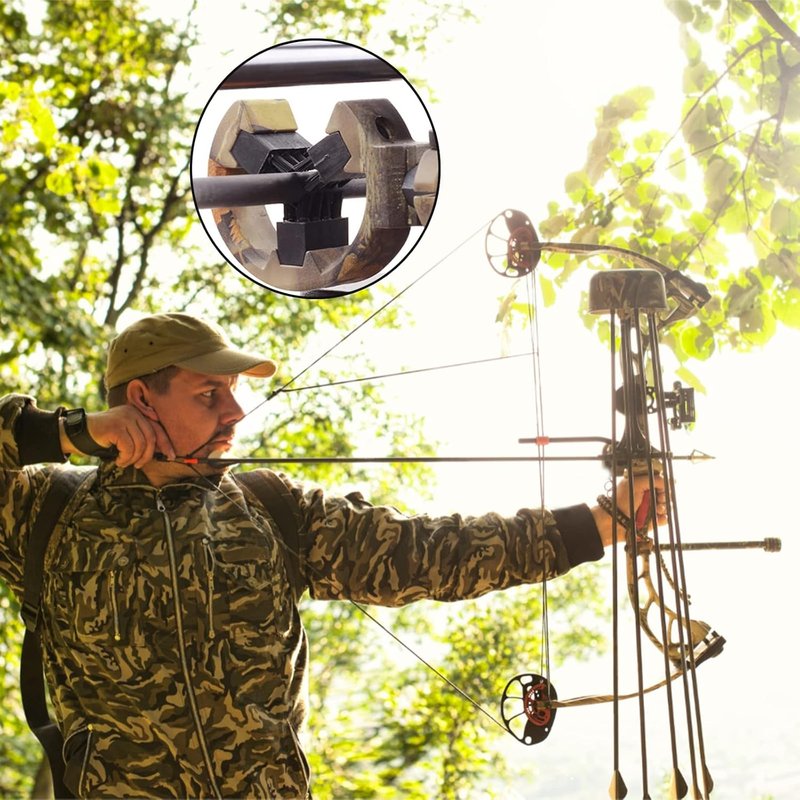 Capture Whisker Biscuit Arrow Rest for Compound & Recurve Bows - Left/Right Hand Shooting