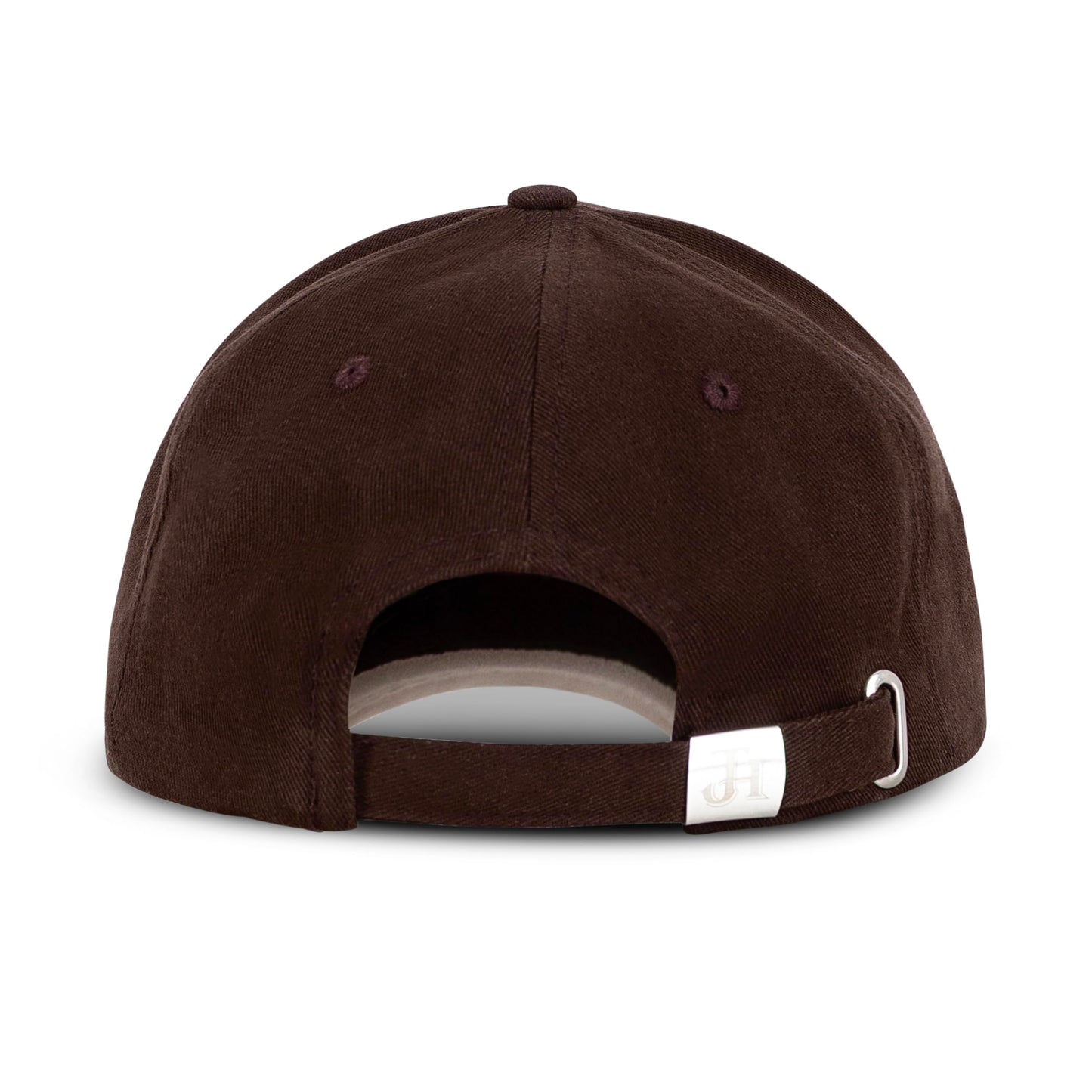 Mens Cap, Plain Baseball Cap, 100% Cotton, Adjustable Size, Casual Hat, Two Tone Color Combinations (Brown & White)