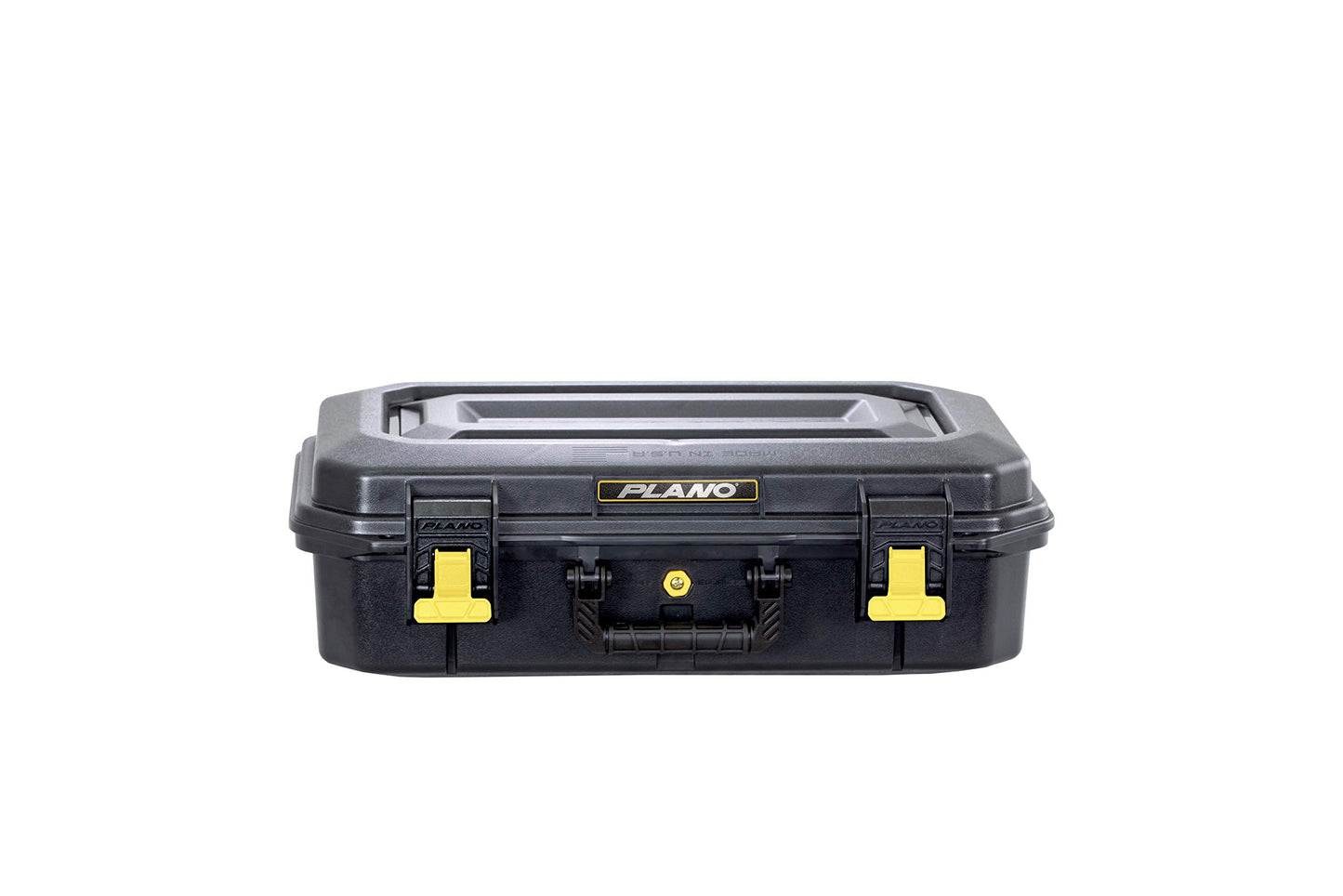 Plano All-Weather Four Pistol Case Watertight & Dust-Proof Gun Case for Two Pistols; High Density Pluck Foam, Black; Continuous Dri-Loc Seal
