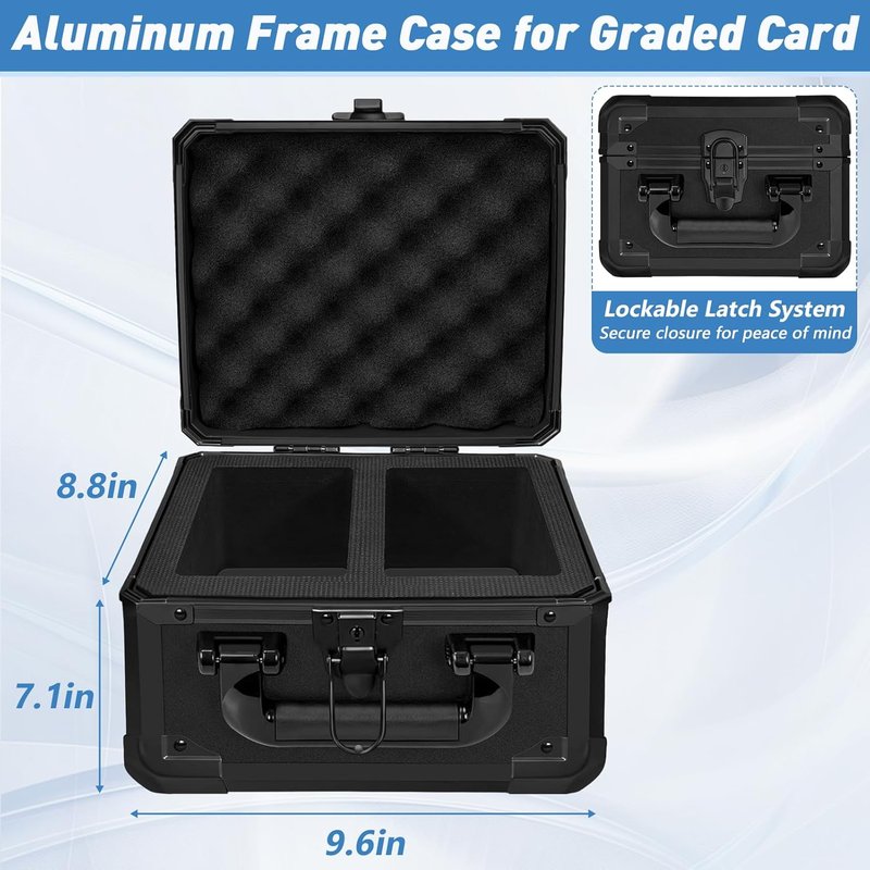 ICIMBI Graded Card Storage Box - PSA Slab Case for Sports Cards | Fits PSA, CSG, BGS