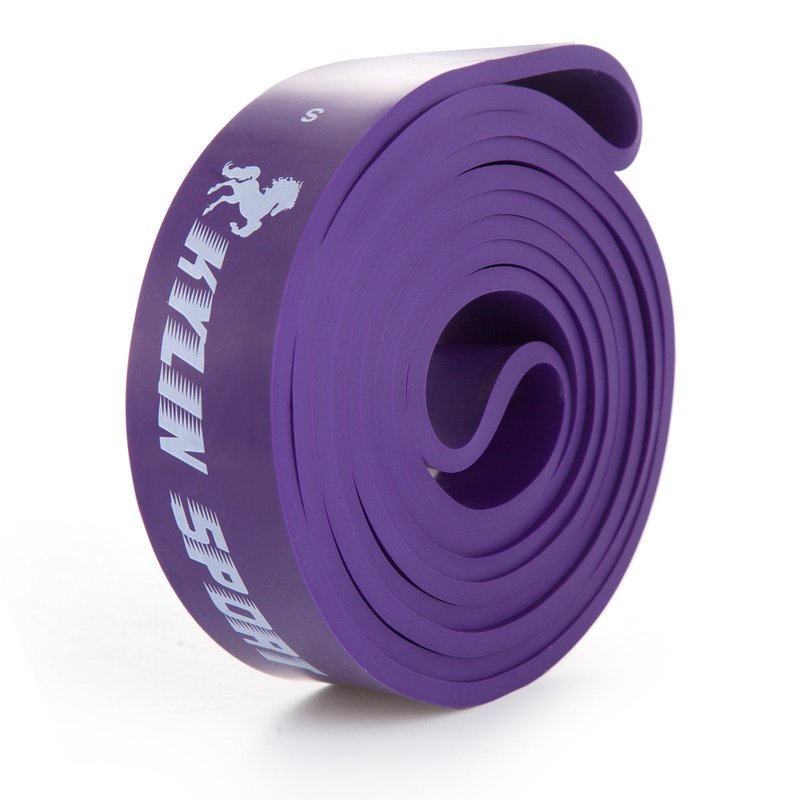 KYLIN SPORT Resistance Band Assisted Pull Up Bands Training Yoga Pilates Elastic Loop Stretch for Crossfit Gymnastics Power-Lifting (Purple)