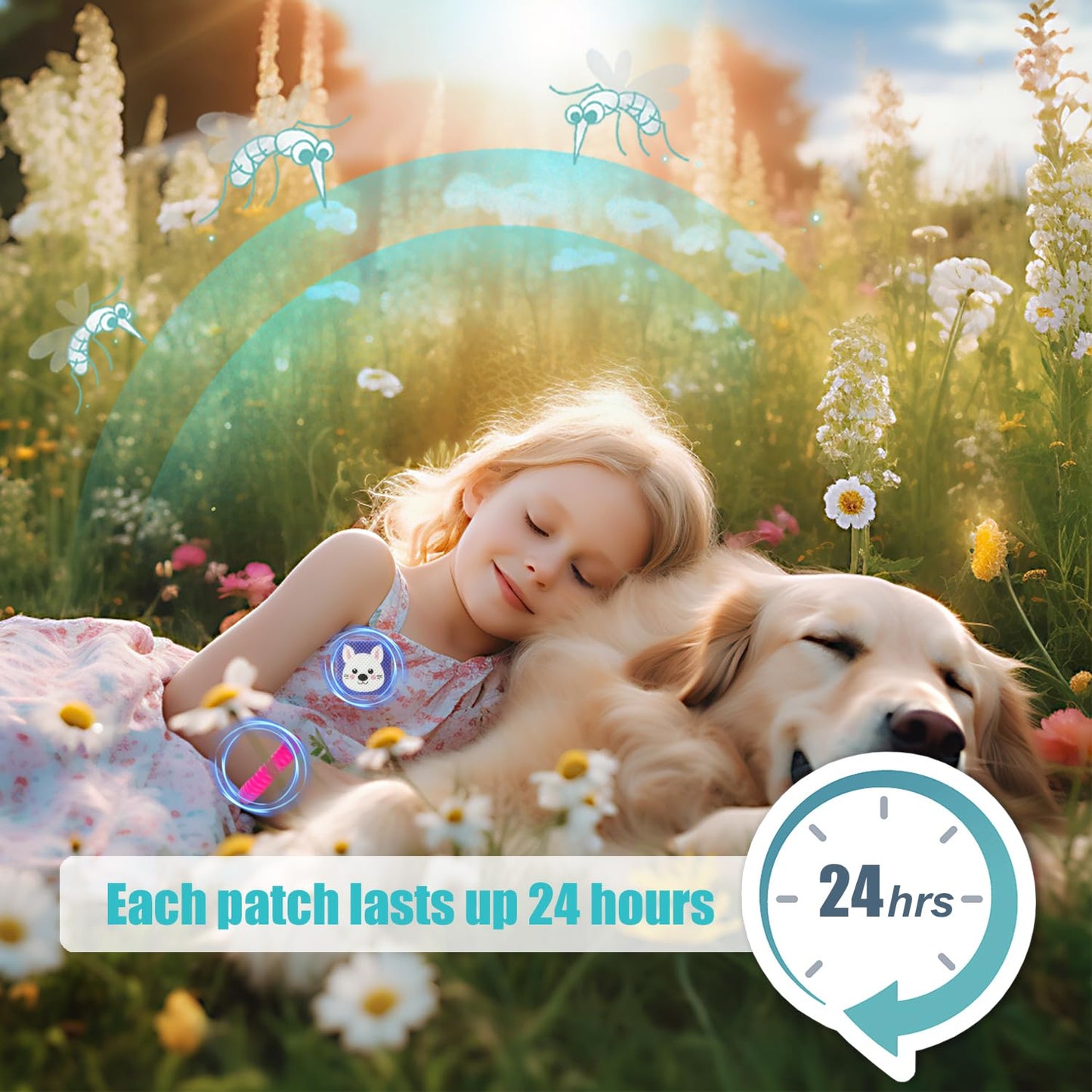 240 Pack Mosquito Patches Stickers for Kids Adult Outdoor Indoor Travel, Natural Plant Based Ingredients Mosquito Stickers with 2 Pack Mosquito Repellent Bracelets