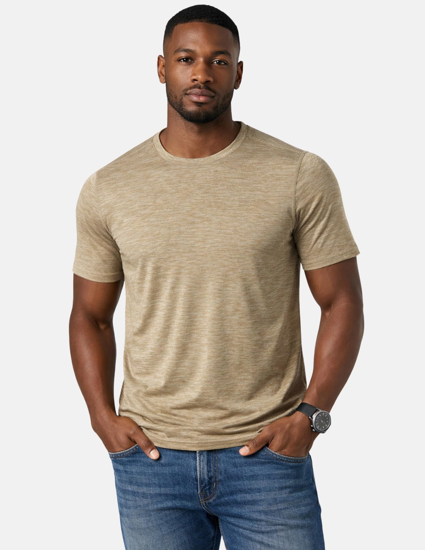 5 Pack Men’s Active Quick Dry Crew Neck T Shirts | Athletic Running Gym Workout Short Sleeve Tee Tops Bulk (Set 10, 3X-Large)