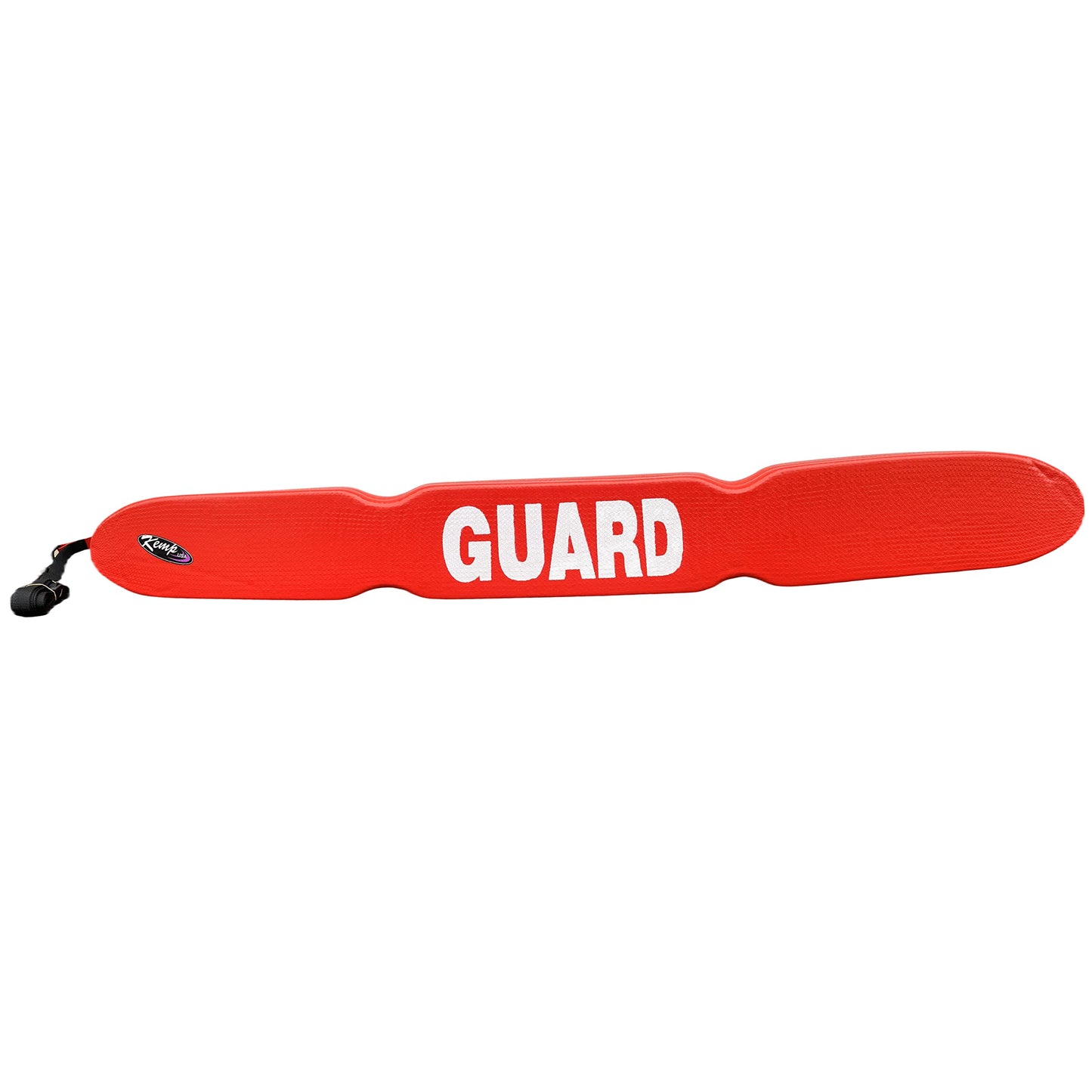 Kemp USA 53" Grip It Rescue Tube with Mesh Ergonomic Cutaway Design, Durable Nylon Casing, Adjustable Strap and Tow Line, High Visibility Red Lifeguard Float for Pool Beach Lake Waterpark Safety