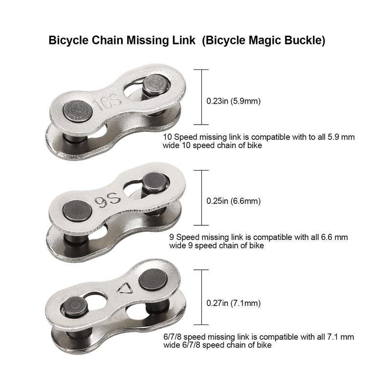 Oumers Bike Link Plier Chain Breaker Splitter 6 Pairs Bicycle Missing Link, Chain Plier Quick Links Opener Remover Pliers for 6-10 Speed Chains Repair Professional Bike Chains Repair Tool Kit