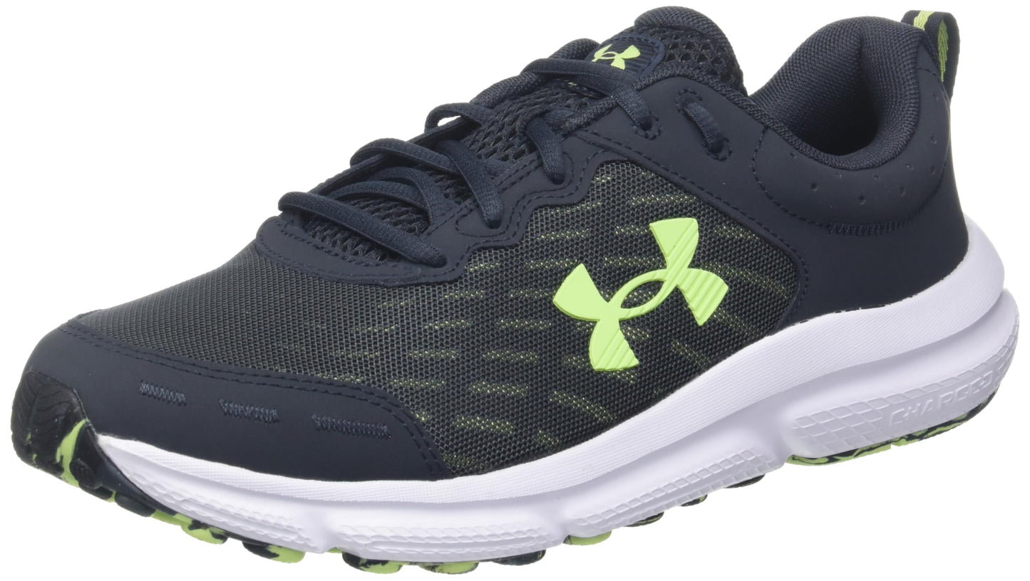Under Armour Men's Charged Assert 10 Shoes, Anthracite/Anthracite/Morph Green, 9.5