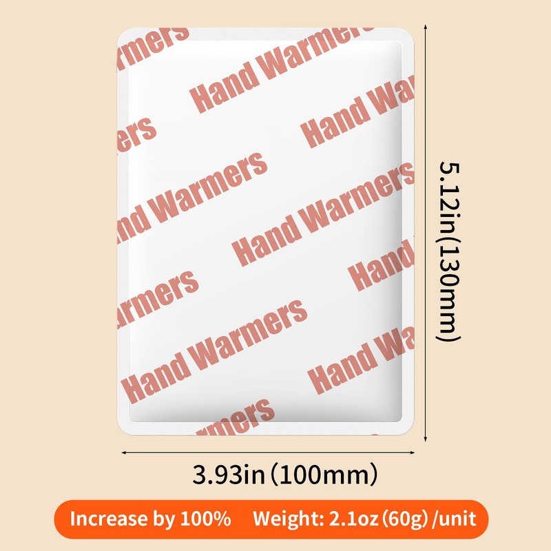 Hand Warmers Disposable 20 Pack- Up to 20 Hours of Heat - Super Long Lasting Air Activated Warmers, All Natural, Portable for Body, Hands & Toes - Odorless Hot Warmer Heater for Outdoor Sport