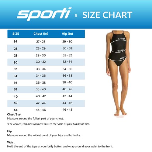 Sporti HydroLast Women's Water Polo Suit - Navy - 32