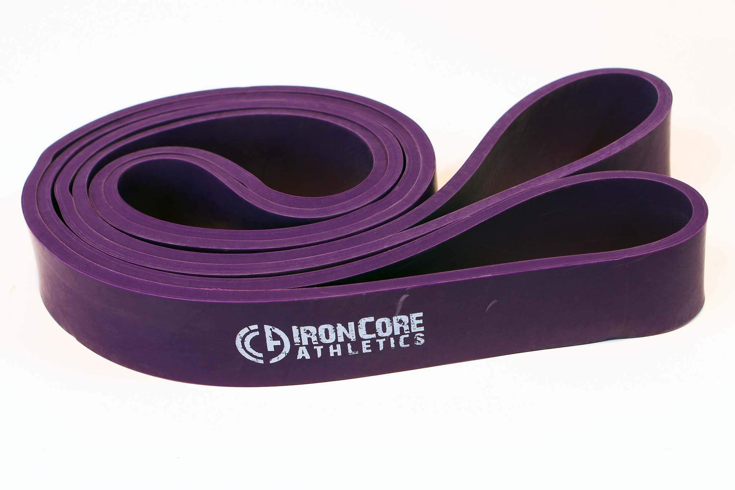 Iron Core Athletics 4-Band Exercise Bundle - Orange, Red, Black & Purple - Versatile Range 5-80 lbs - Comprehensive Fitness Set for All Training Levels