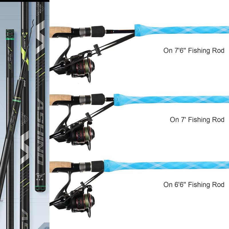 Fishing Rod Sleeve - Durable Rod Socks for Fishing Poles | Lanyard Included for Fly & Casting Rods