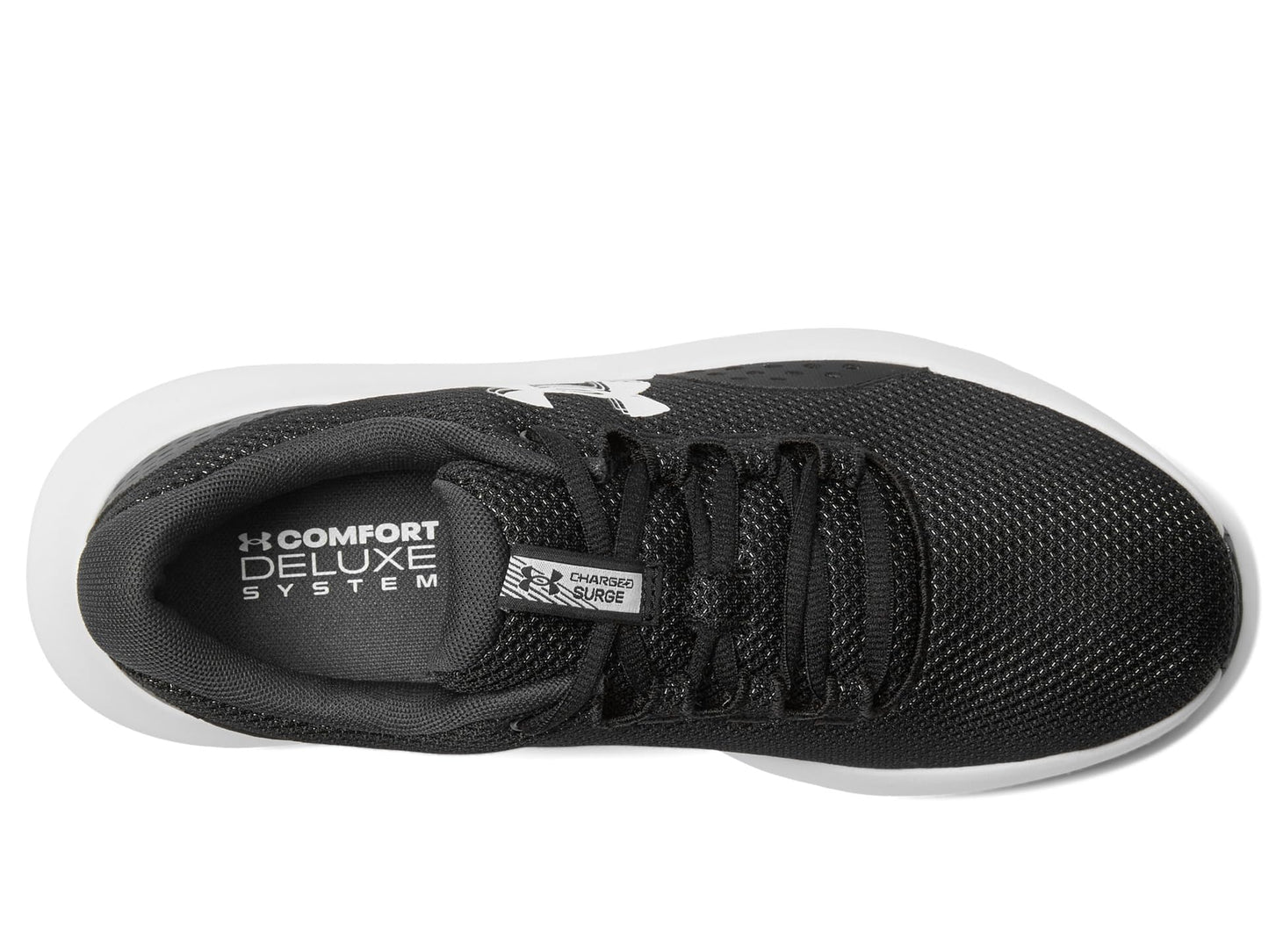 Under Armour Men's Surge 4, (002) Black/Anthracite/White, 7.5, US