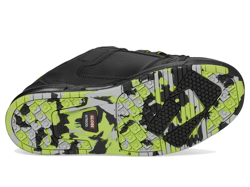 Globe Mens Sabre Black/Lime 11.5 Medium