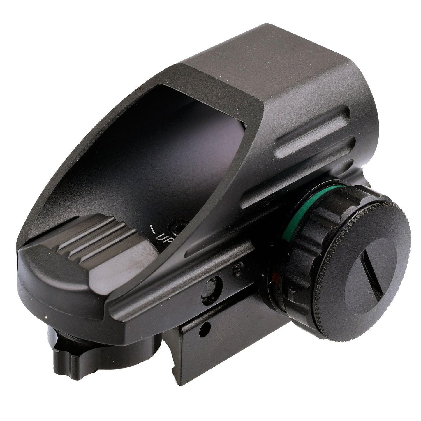 WIPBOTEN Red Green Reflex Rifle Scope Dot Sight with 4 Different Reticle Black