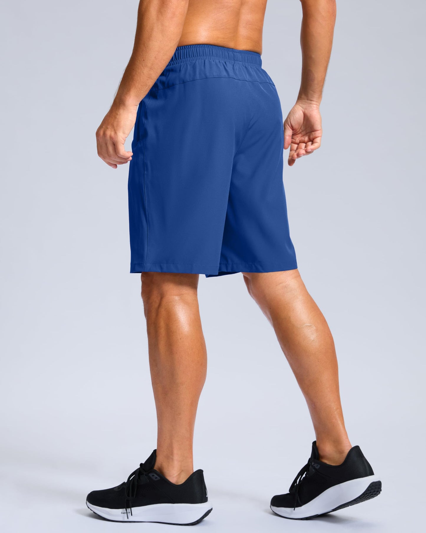 G Gradual Men's Athletic Running Shorts with Zipper Pockets Quick Dry 7"/ 5"/ 9" Workout Gym Shorts for Basketball Hiking(Royal Blue,9XXXL)