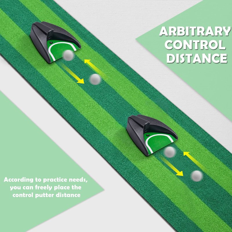 Dorytin Golf Automatic Putting Cup, Practice Return Machine, Auto Putting Returner, Indoor/Outdoor Yard Office