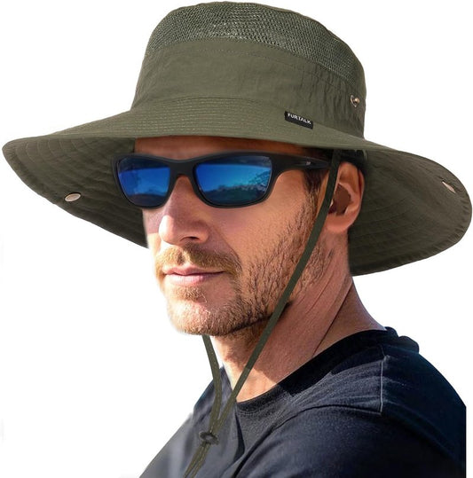FURTALK Sun Hats for Men & Women | UPF 80+ Breathable Wide Brim Fishing & Hiking Bucket Hat