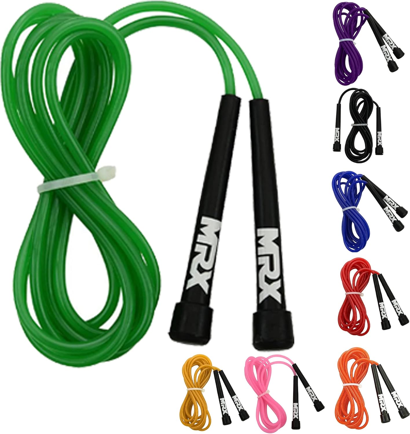 MRX 9" PVC Jump Rope for Cardio Fitness | Versatile for Kids & Adults