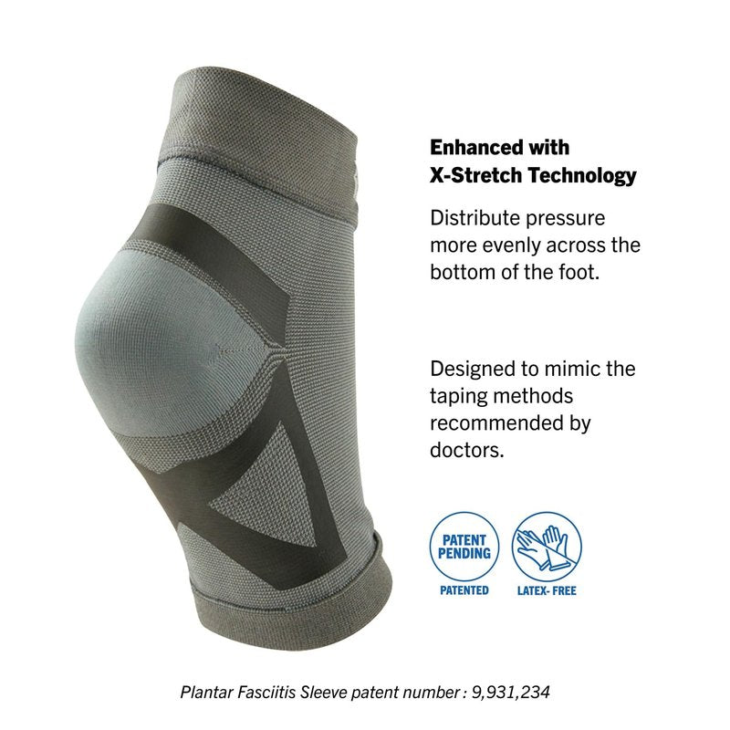 Brownmed Nice Stretch Plantar Fasciitis Sleeve - Compression Foot Sleeve for Arch & Heel Support- Small/Medium