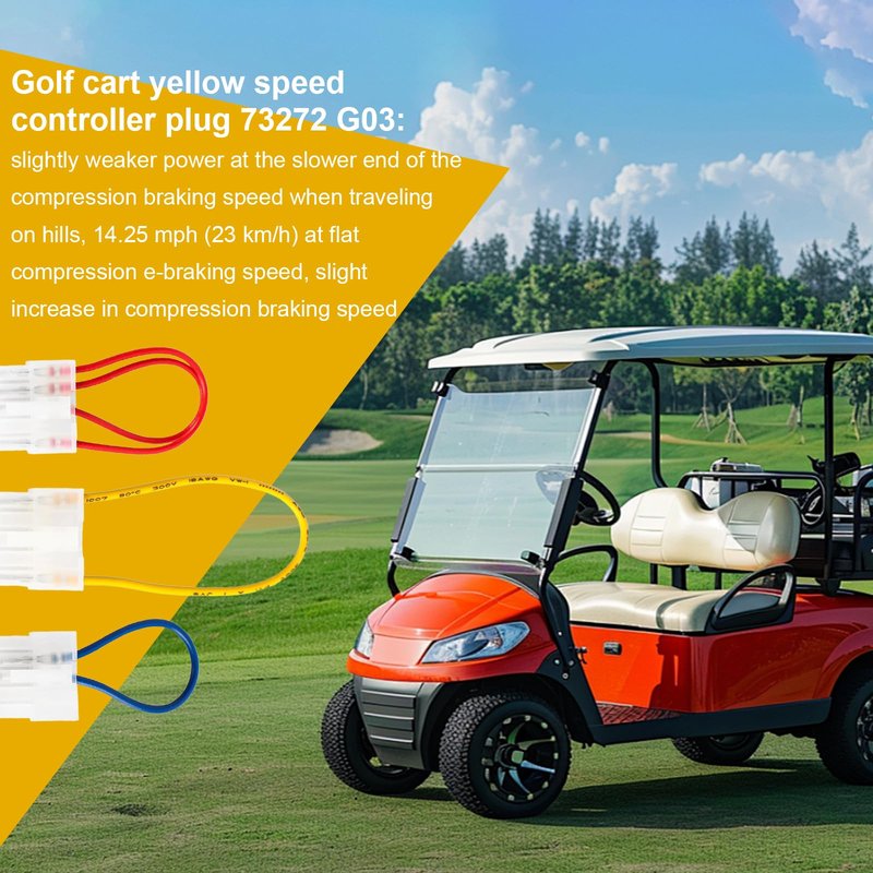 crenlux Golf Cart Speed Chip PDS Multi-Purpose 3-Piece Freedom Chip for EZGo Golf Cart Speed Chip PDS Replacement Parts Only