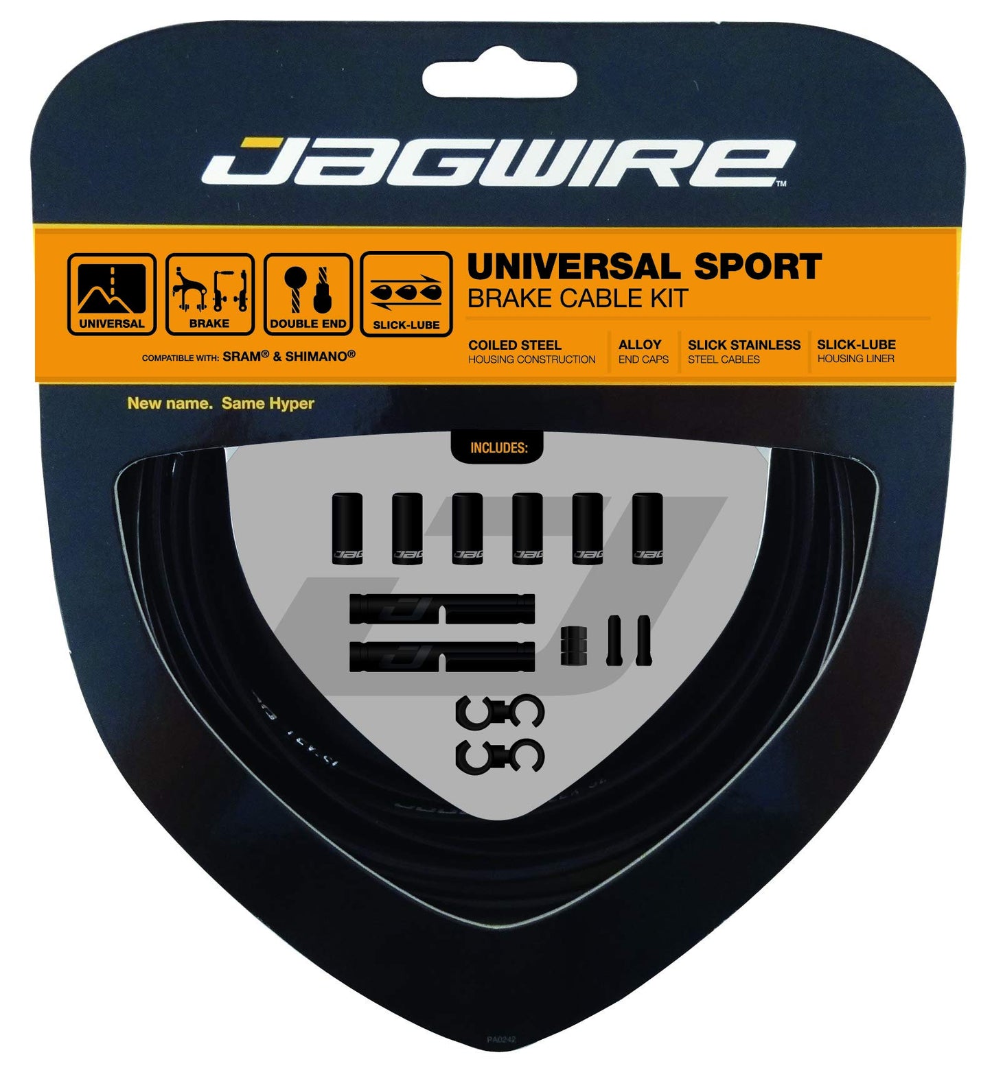 Jagwire Universal Sport Brake Kit (Hyper), Black